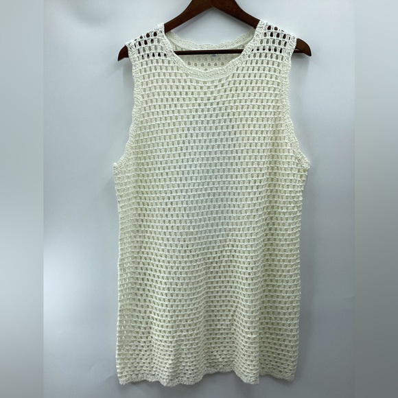 Woman’s Swimsuit Coverup Sleeveless Knit - Picture 3 of 9